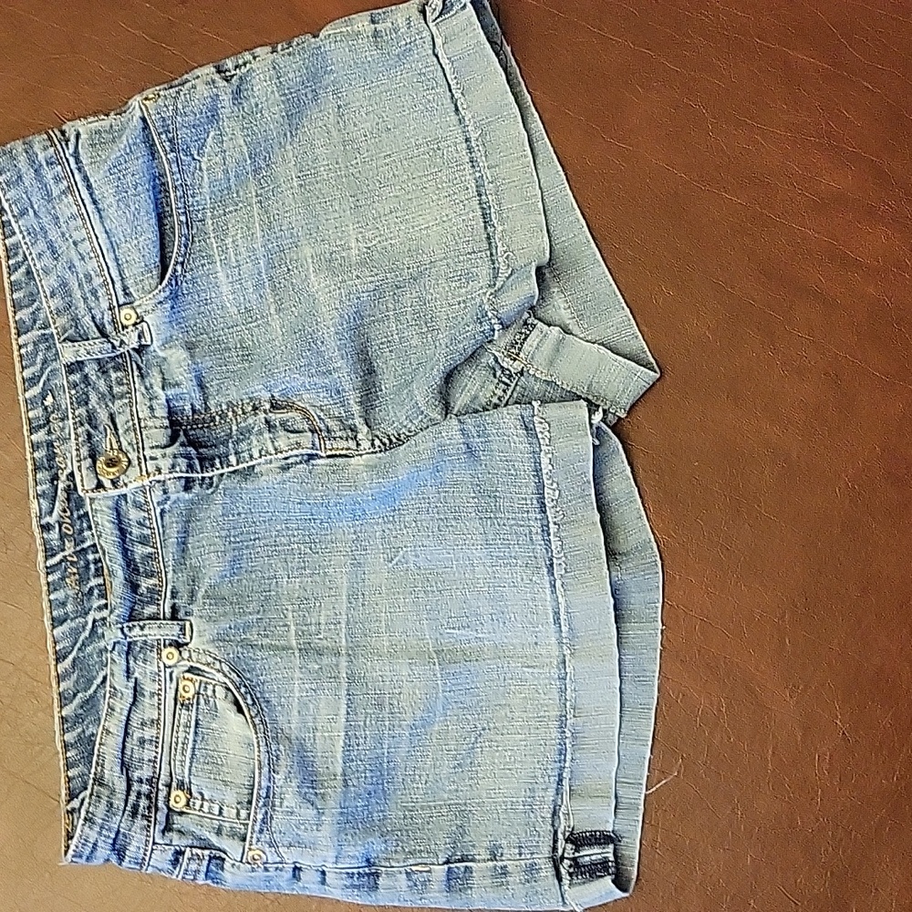Arizona Jean Co. Shorts Blue Jean Cuffed EUC Plus Size 12 1/2 Kids